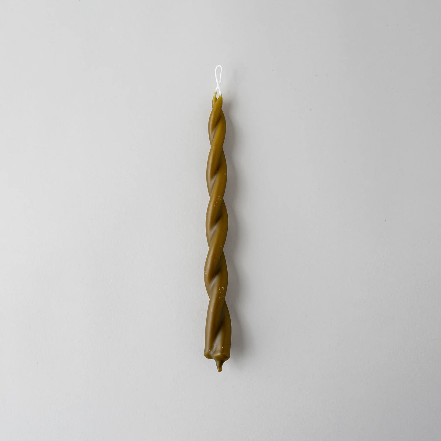 Beeswax Duplero Taper Candle Green Tea