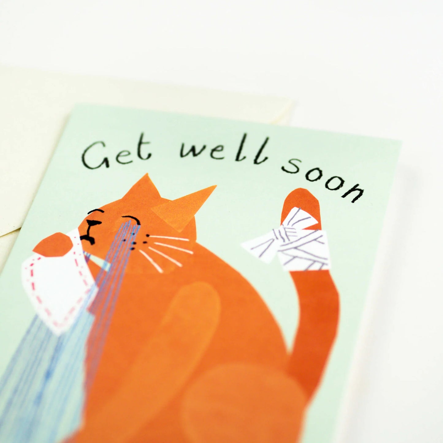 Get Well Soon Cat Card