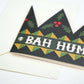 Bah Humbug Fairy Party Hat Card