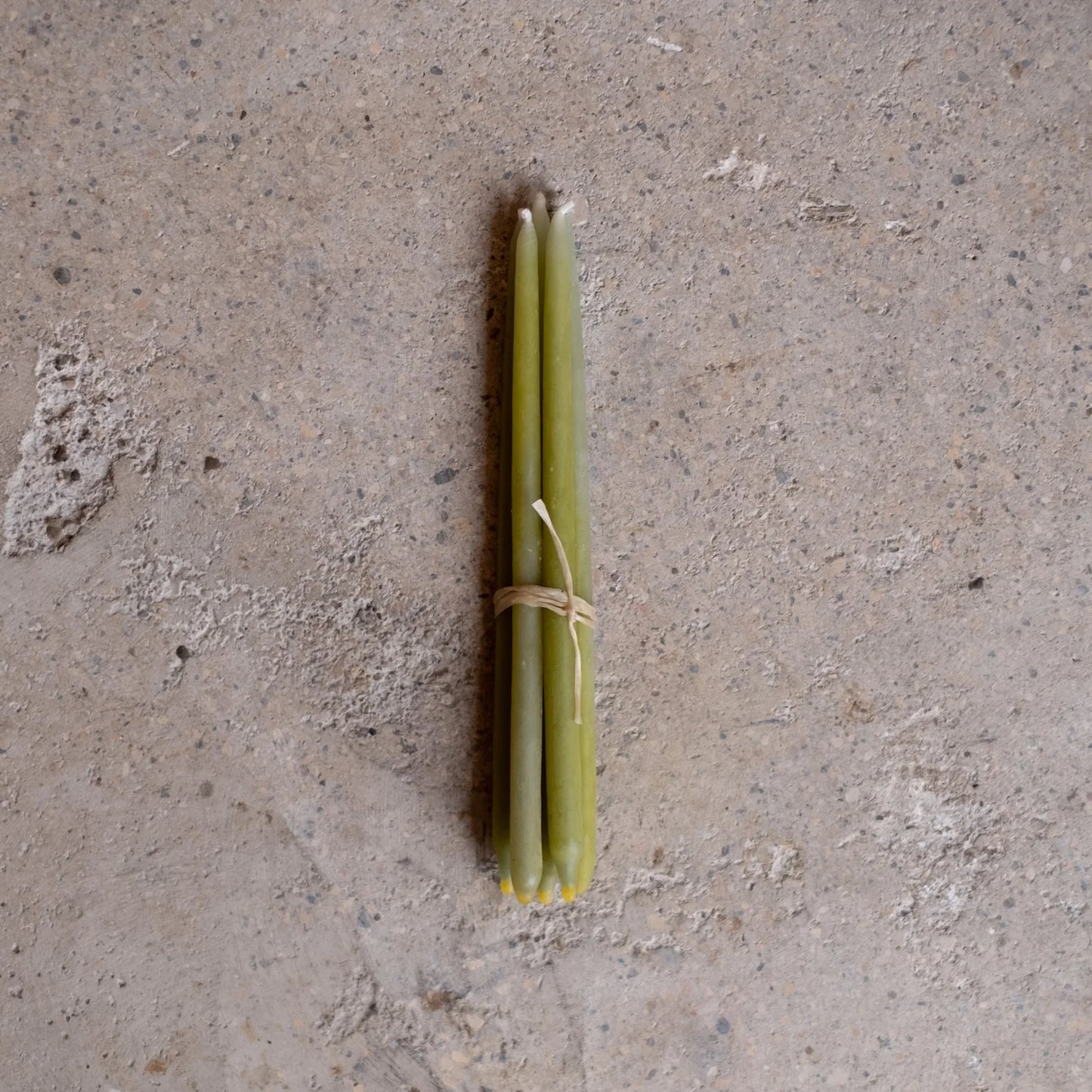 Beeswax Festive Candle Set Seaweed