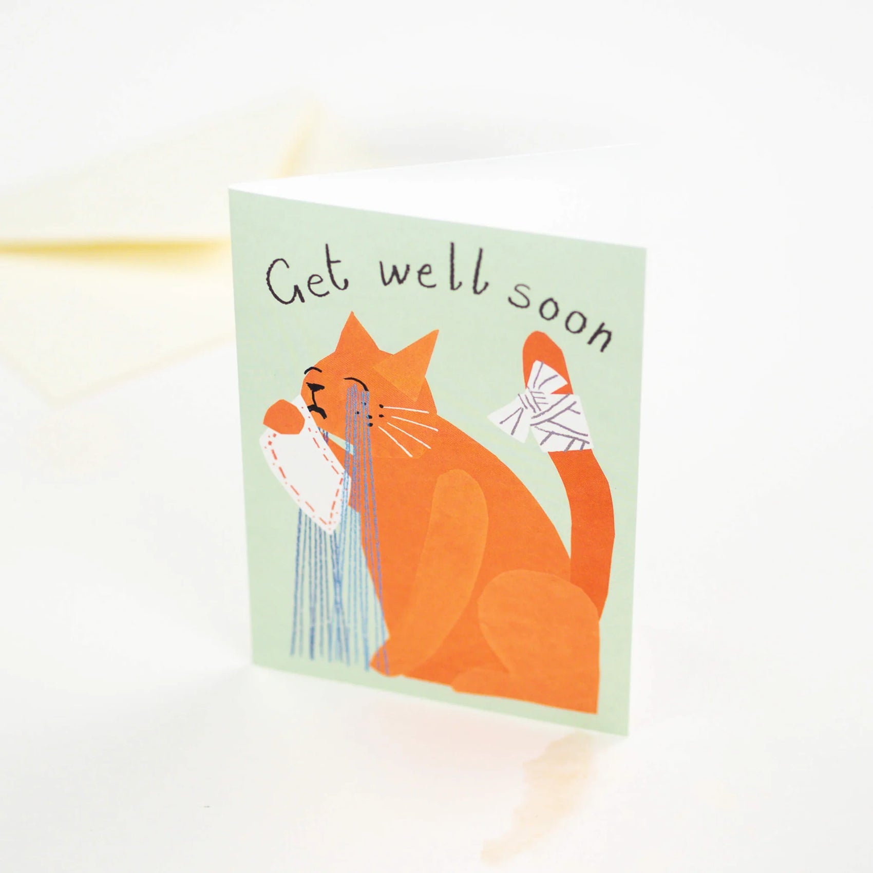 Get Well Soon Cat Card