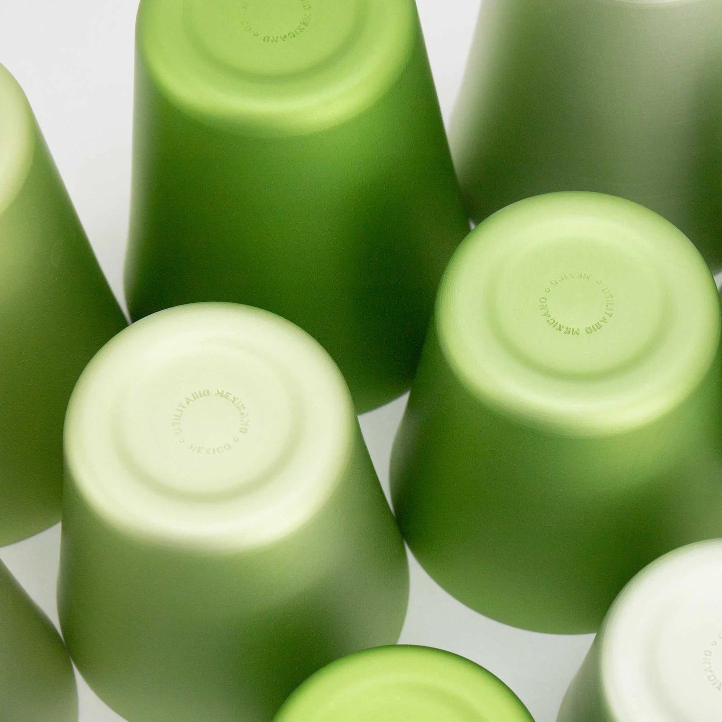 Large Green Tumblers - Set of 4