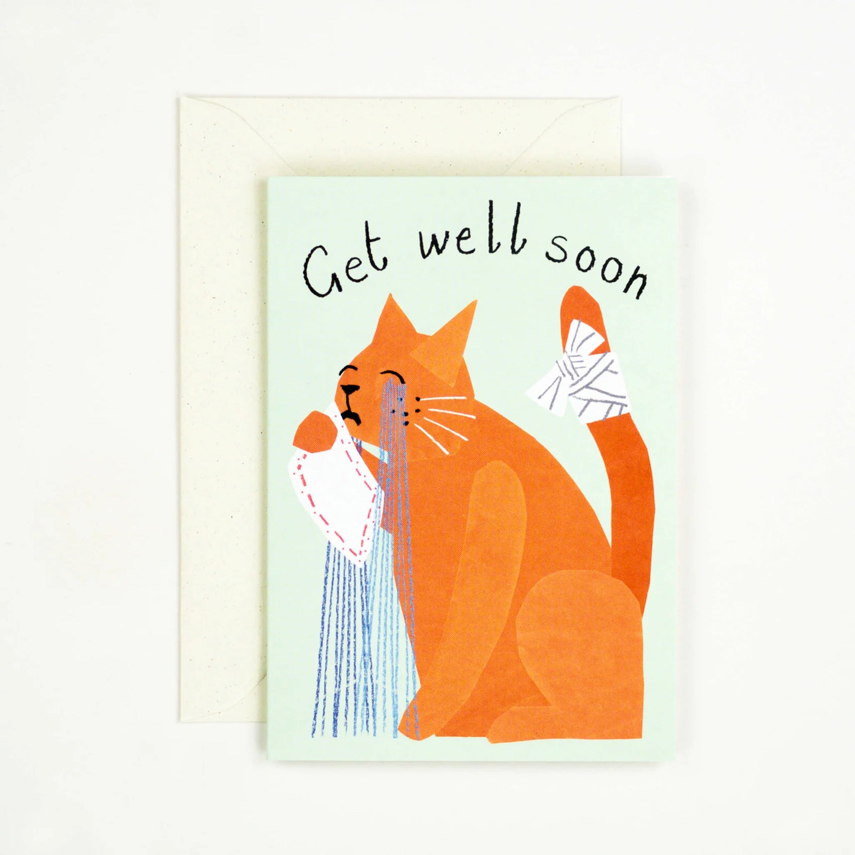 Get Well Soon Cat Card