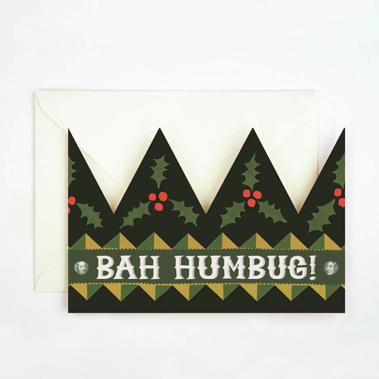 Bah Humbug Fairy Party Hat Card