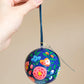 Dark Blue Blossoms Bauble