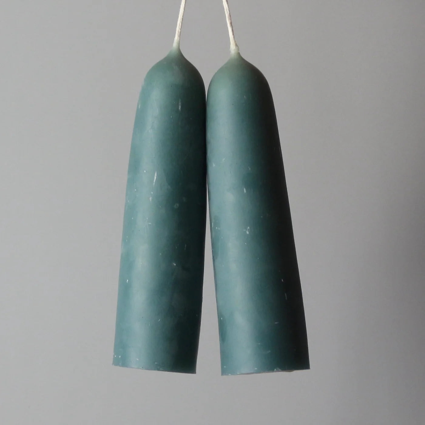 Beeswax Wide Taper Candles Algae Small