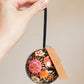 Black Floral Bauble