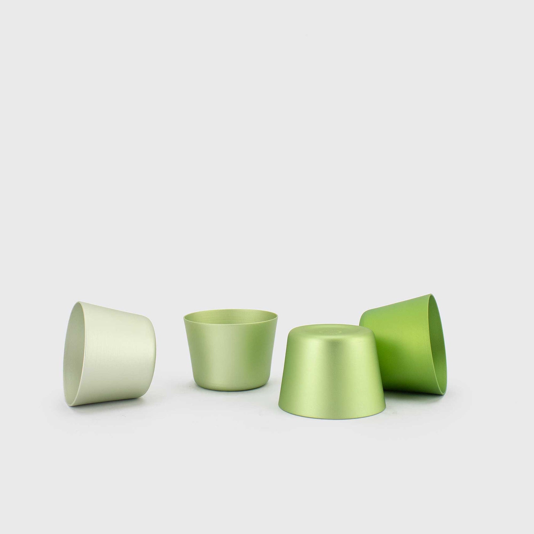 Small Green Tumblers - Set of 4