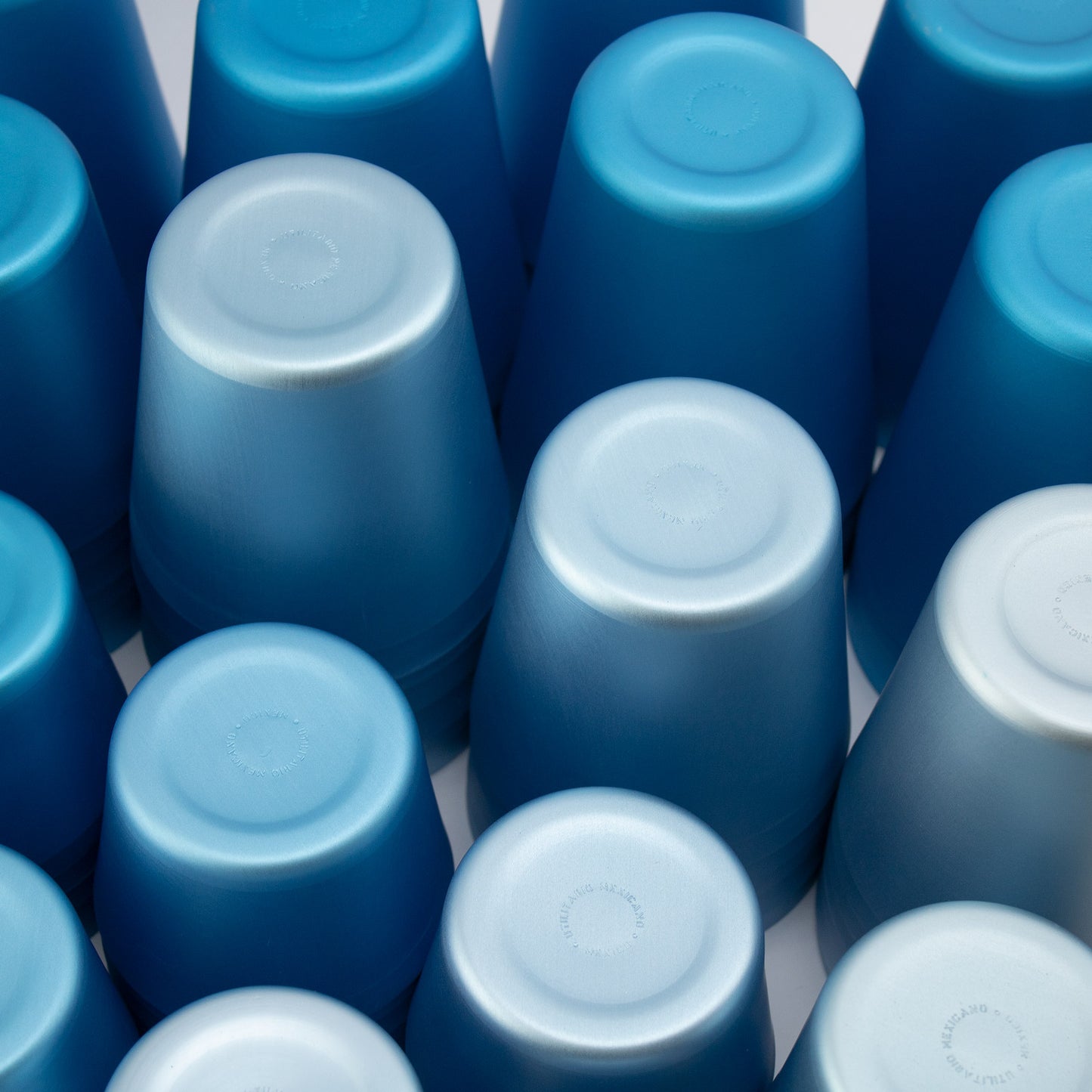 Large Blue Tumblers - Set of 4