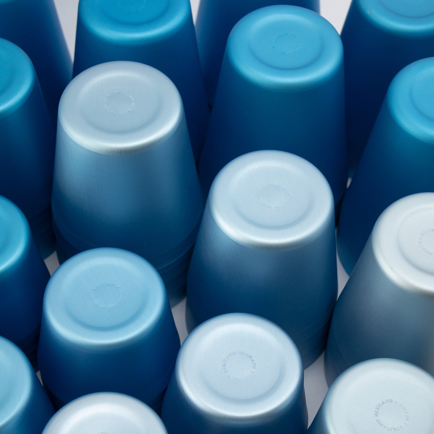 Large Blue Tumblers - Set of 4