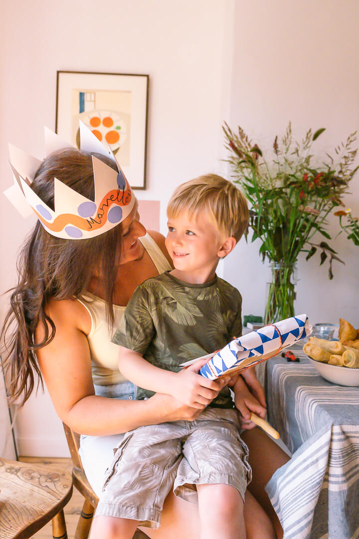 Marvellous Mother Party Hat Card