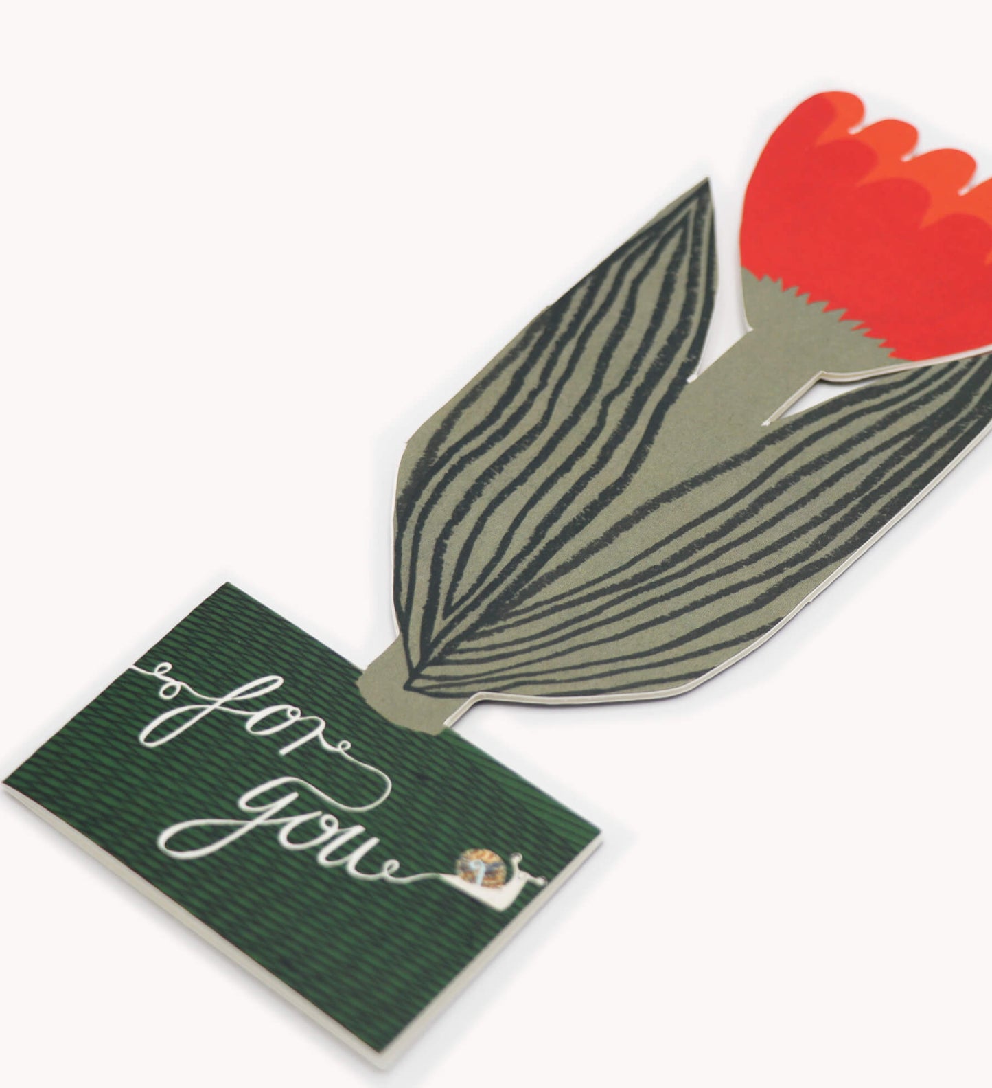 Red Tulip For You Card