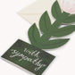 With Sympathy Lily Card