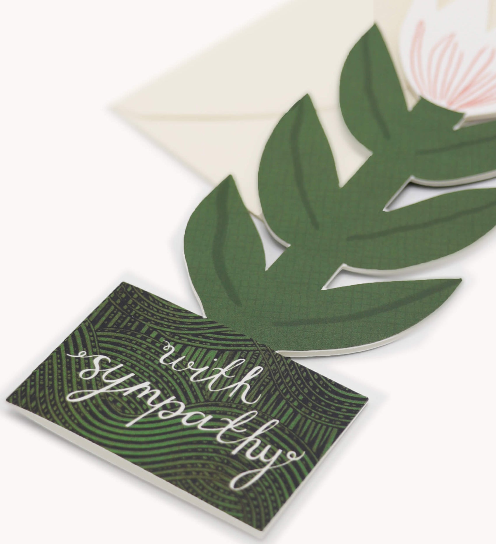 With Sympathy Lily Card